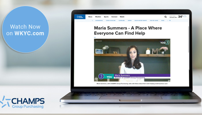 CHAMPS GPO's 'Give Back' Campaign Featured on WKYC Channel 3 in Cleveland