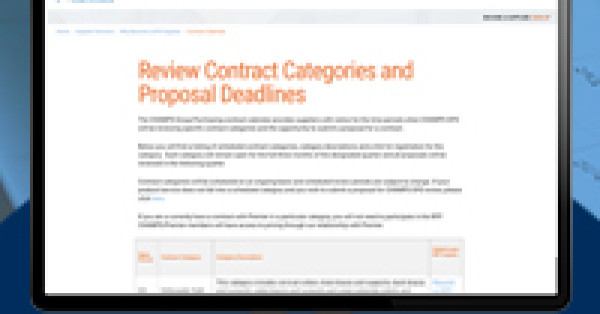 CHAMPS Group Purchasing Launches a New Online Contract Calendar