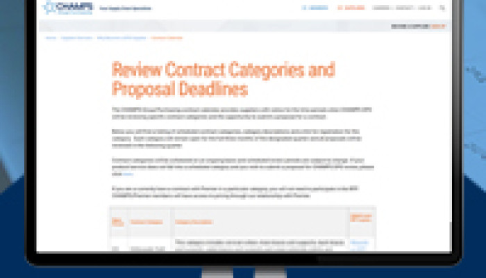 CHAMPS Group Purchasing Launches a New Online Contract Calendar