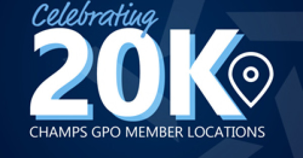 CHAMPS Group Purchasing Surpasses 20,000 Member Locations Milestone as Demand for Supply Chain Services Grows