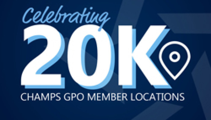 CHAMPS Group Purchasing Surpasses 20,000 Member Locations Milestone as Demand for Supply Chain Services Grows